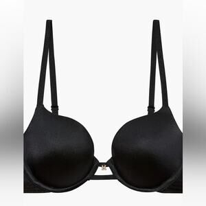 NEW Savage X Fenty Black CORE MICROFIBER T-SHIRT BRA 34C